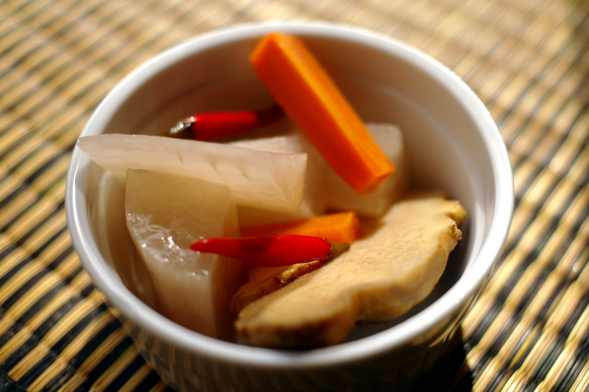Verdure in salamoia alla Sichuanese.