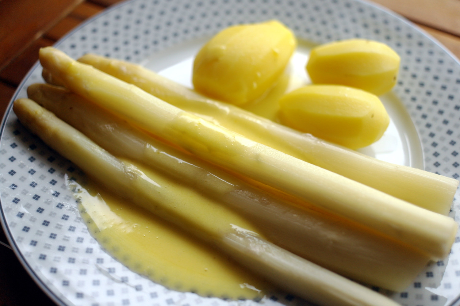 Spargel mit Kartoffeln