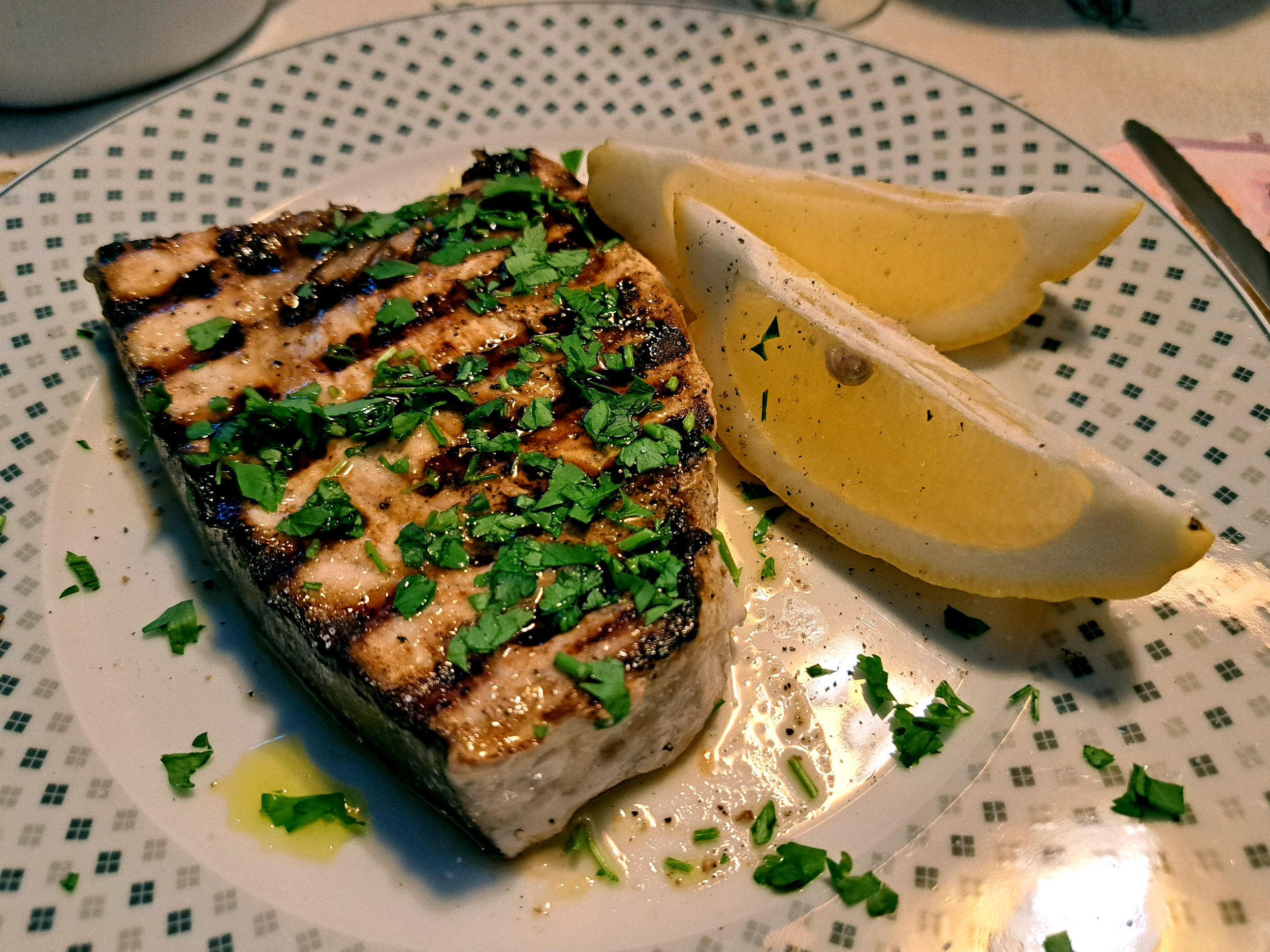Pesce spada alla griglia