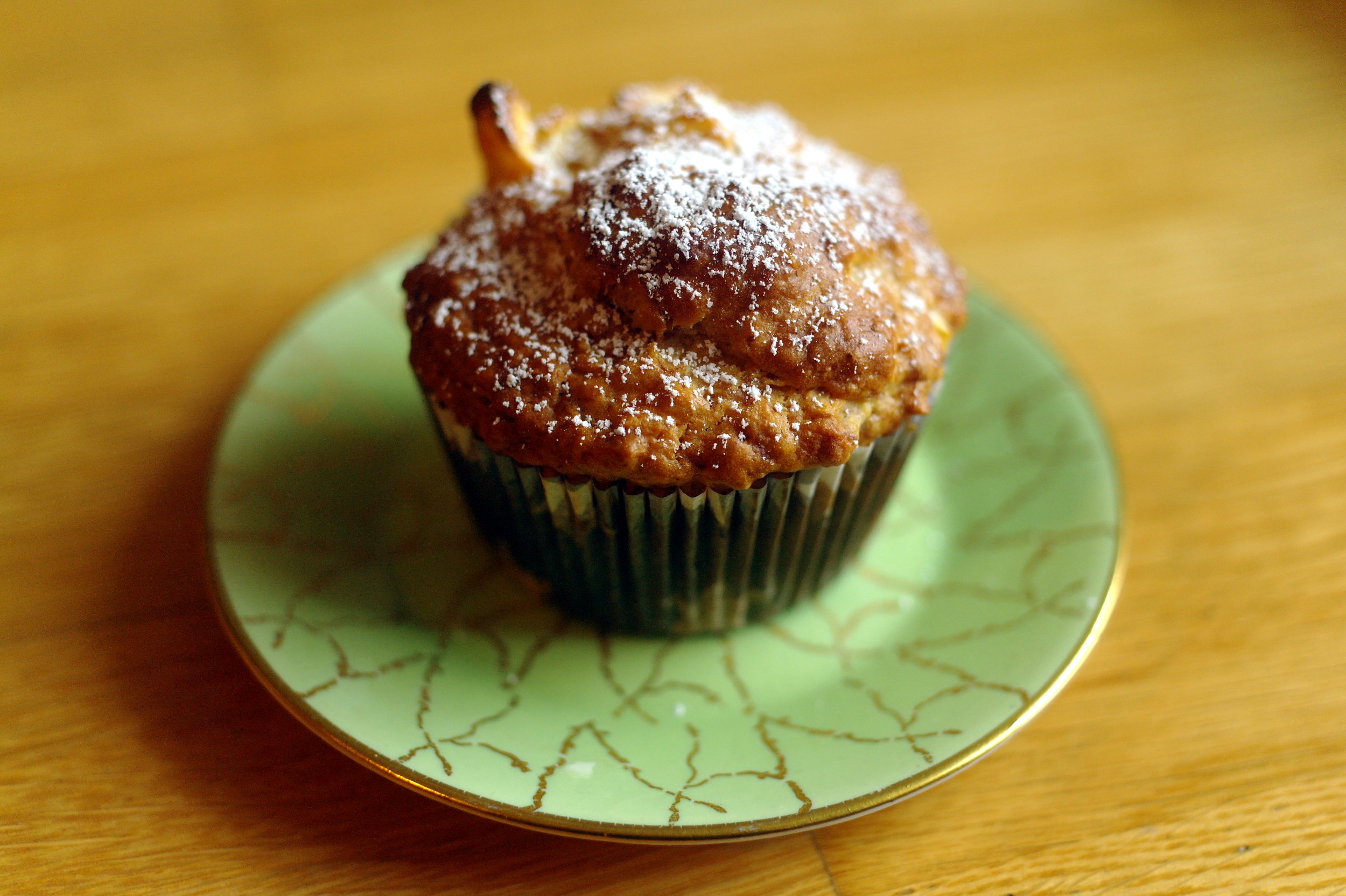 Muffin mango, cocco, banana.
